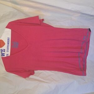 Under Armour Pink V-Neck Tee